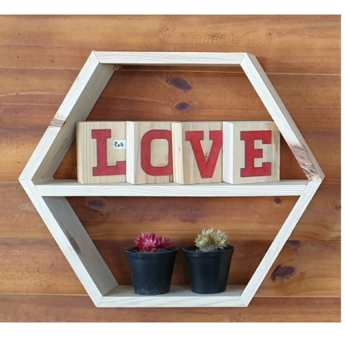 Hexagon Middel Shelve (LARGE)