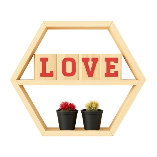 Hexagon Middel Shelve (LARGE)